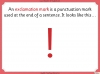 Exclamation Marks - Year 1 Teaching Resources (slide 4/31)